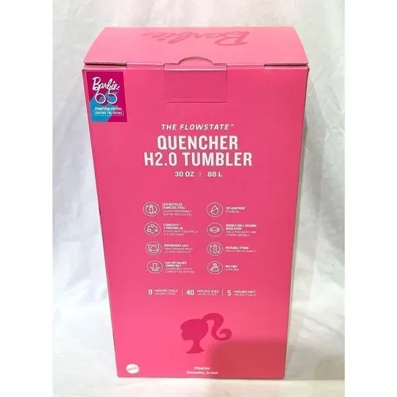 🔥Authentic Stanley Barbie Icon 30 oz Tumbler Limited Edition Brand New in Box - Picture 2 of 5